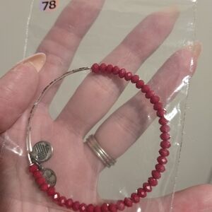 Alex & Ani Red Beaded Layering Bracelet